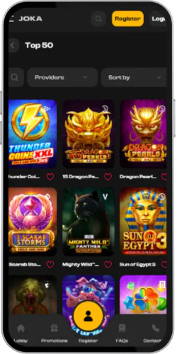 Joca Casino accedez-a-la-section-jeux