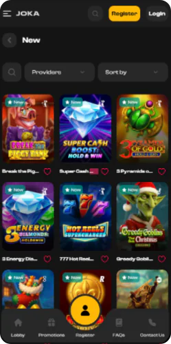 Joka Casino Nouveaux Jeux