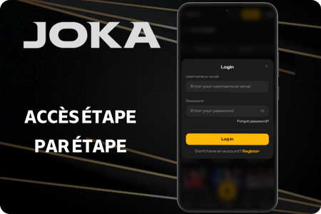Casino Joka Acces etape par etape